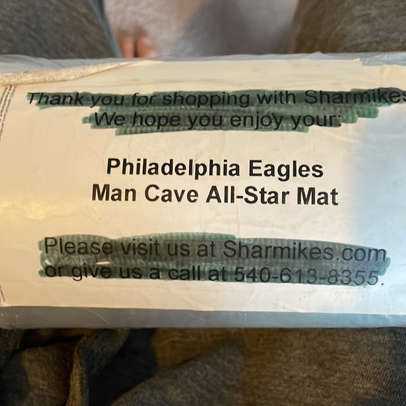 Philadelphia Eagles Man Cave All-Star Mat unopened perfect condition! - Picture 2 of 2